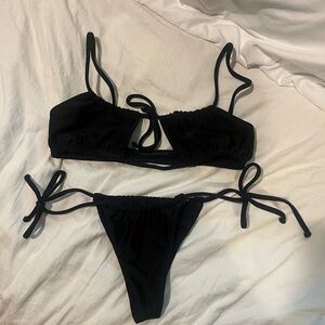 Black Adjustable Bikini